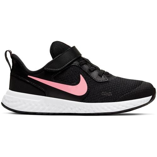NIKE REVOLUTION 5 (PSV) NIÑA BQ5672 002 NEGRA 1