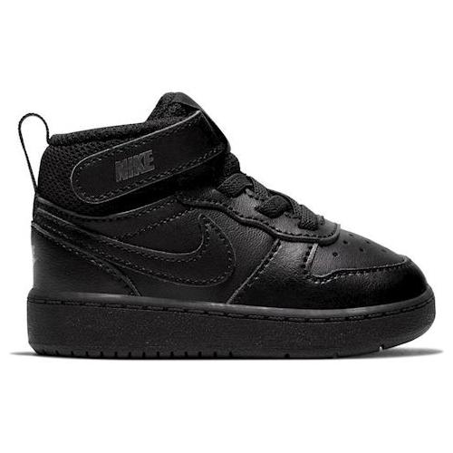 NIKE COURT BOROUGH MID 2 (TDV) ZAPATILLA BEBE CD7784 001 NEGRAS 1