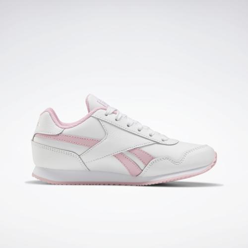 Zapatillas Reebok Royal Classic Jogger 3 J Blanca y Rosa 1