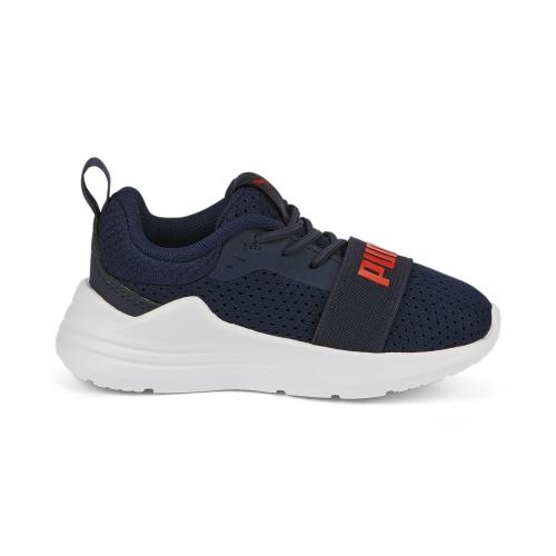 ZAPATILLA PUMA WIRED RUN AC BEBE 374217 21 AZUL MARINO 1