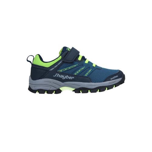 ZAPATILLA  J'HAYBER  AZUL  MARINO Y VERDE FLUOR NIÑO ZN450443 1