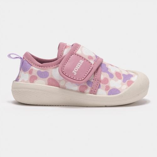 ZAPATILLA JOMA TEO JR 2529 BAREFOOT BEBE ROSA Y MORADA 1