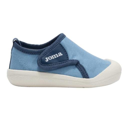 ZAPATILLA JOMA NEN JR 2505 BAREFOOT RESPETUOSAS BEBE AZUL Y BLANCO 1