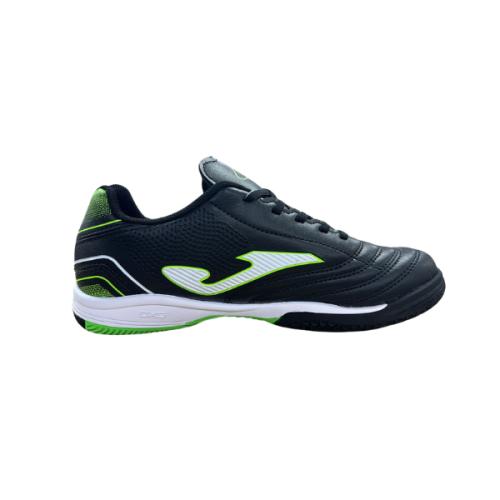 ZAPATILLA JOMA FUTBOL SALA TOLEDO JR 2501 NEGRO Y VERDE 1