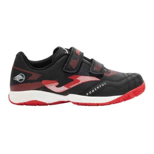 JOMA POWERFULL JR2501 NEGRA ROJA FUTBOL SALA NIÑO 1
