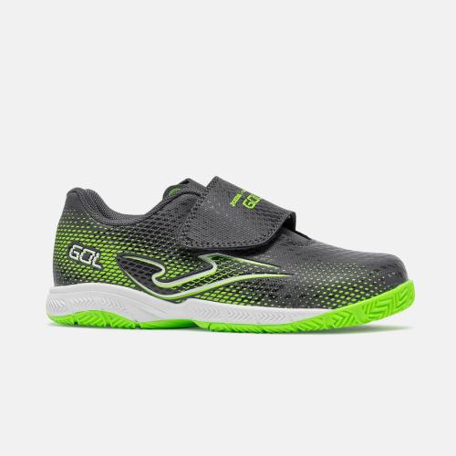 JOMA GOL FUTBOL SALA NIÑO JR 2622 GRIS Y VERDE 1